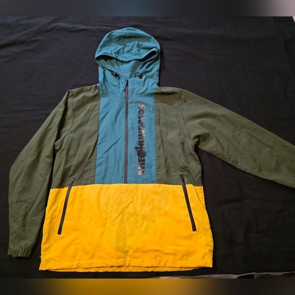 The Hundreds Other - The Hundreds Men's Colorblock Jacket - Green, Blue, Yellow Mens Medium